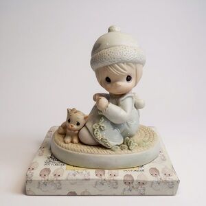 ENESCO PRECIOUS MOMENTS “MEOWIE CHRISTMAS” VINTAGE CAT gift